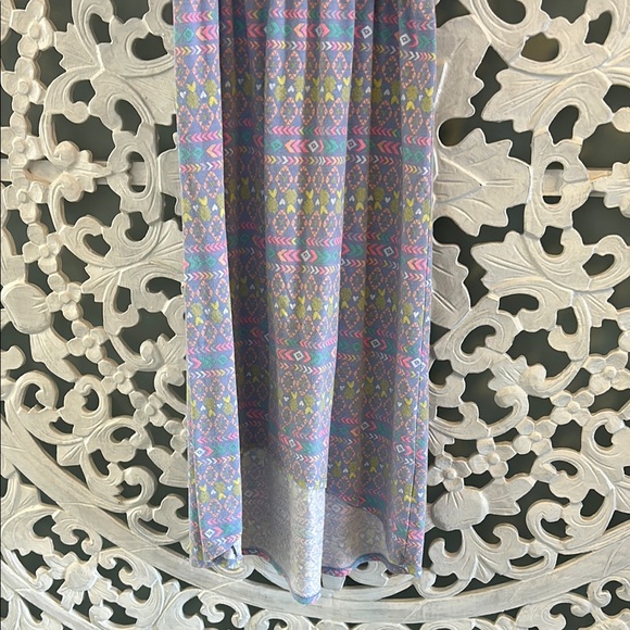 Colorful Patterned Maxi Dress - Picture 3 of 4